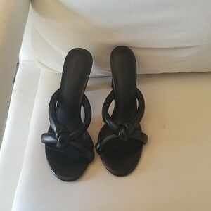 Gabrielle Union Chic Black Mules